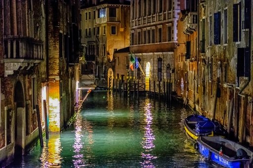 A canal in Venice, Italy; Photo ©Michael Mortimer