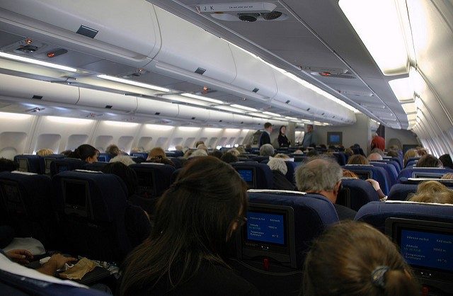 people on an airplane
