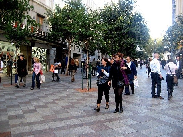 Madrid pedestrian