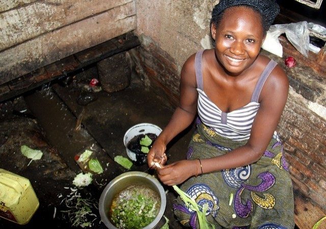cooking in Tanzania