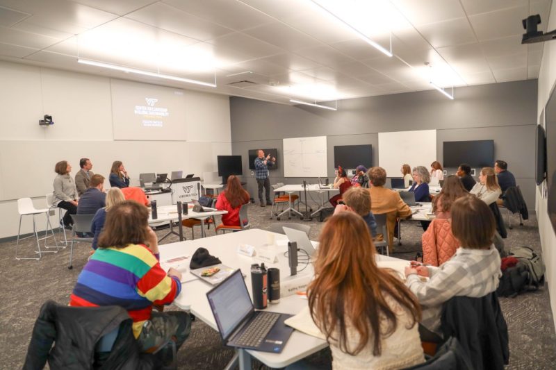 CNRE Innovation Campus Classroom Virginia Tech 2025 XMNR cohort in new innovation campus classroom
