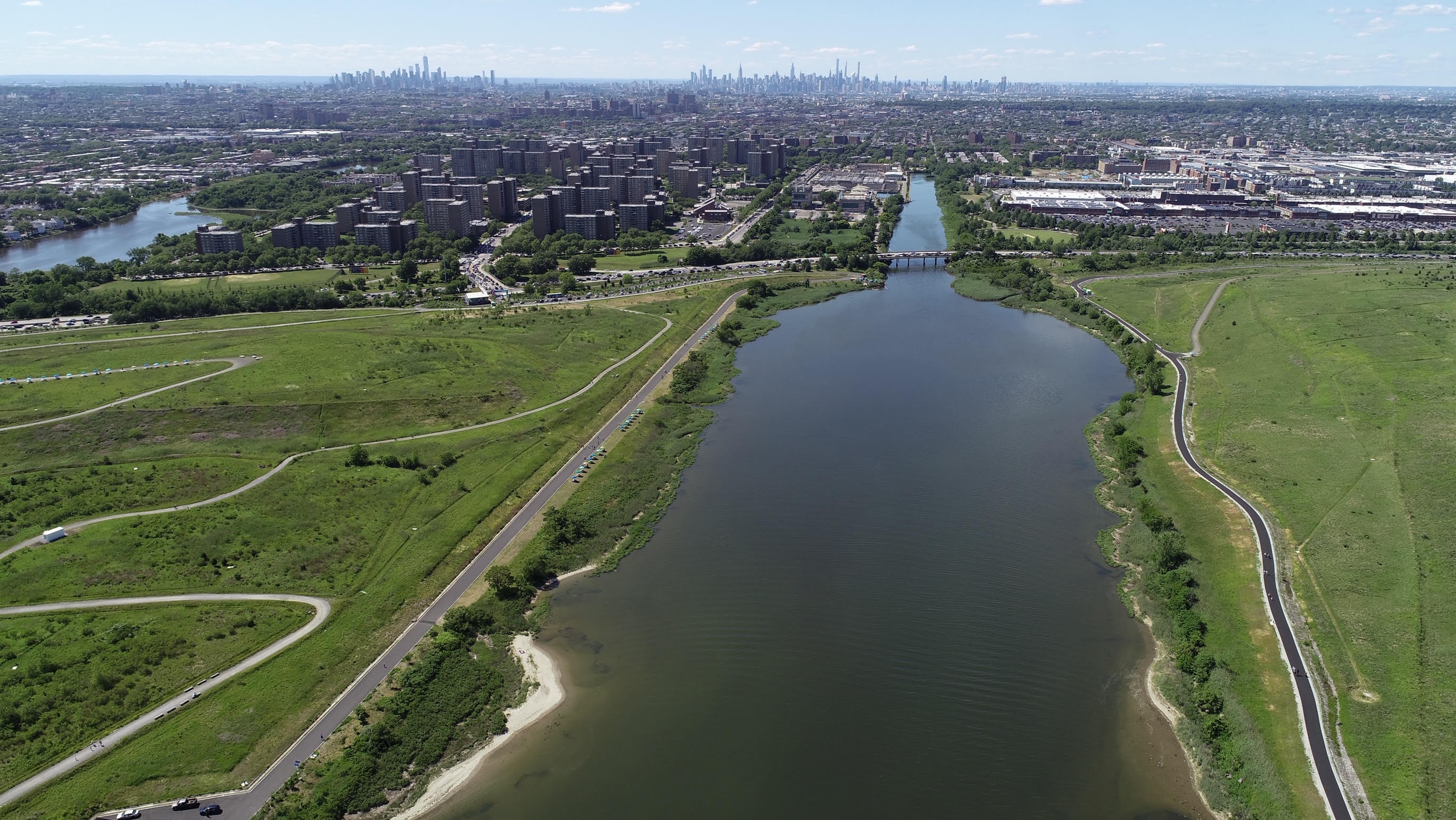 The 407-acre Shirley Chisholm State Park on Jamaica Bay is the largest in NYC, and offers hiking, biking, fishing, and picnicking. 