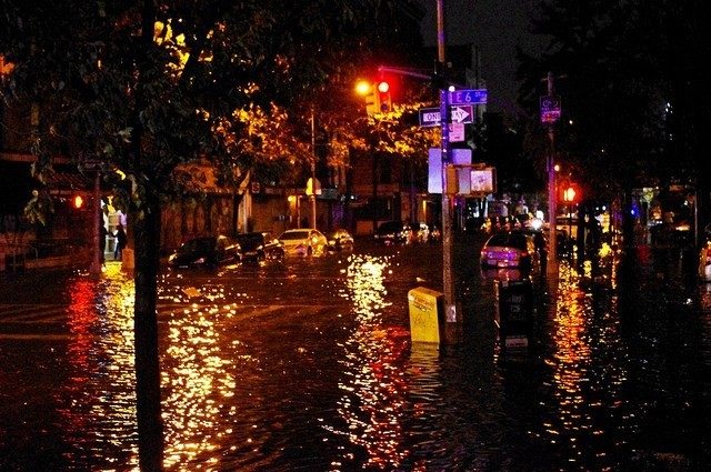 Hurricane Sandy flooding