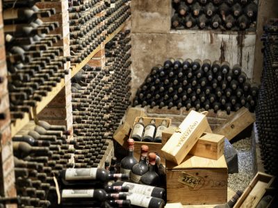 The wine cellar of Castello di Verrazzano in Chianti, Italy; Photo: Michael Mortimer