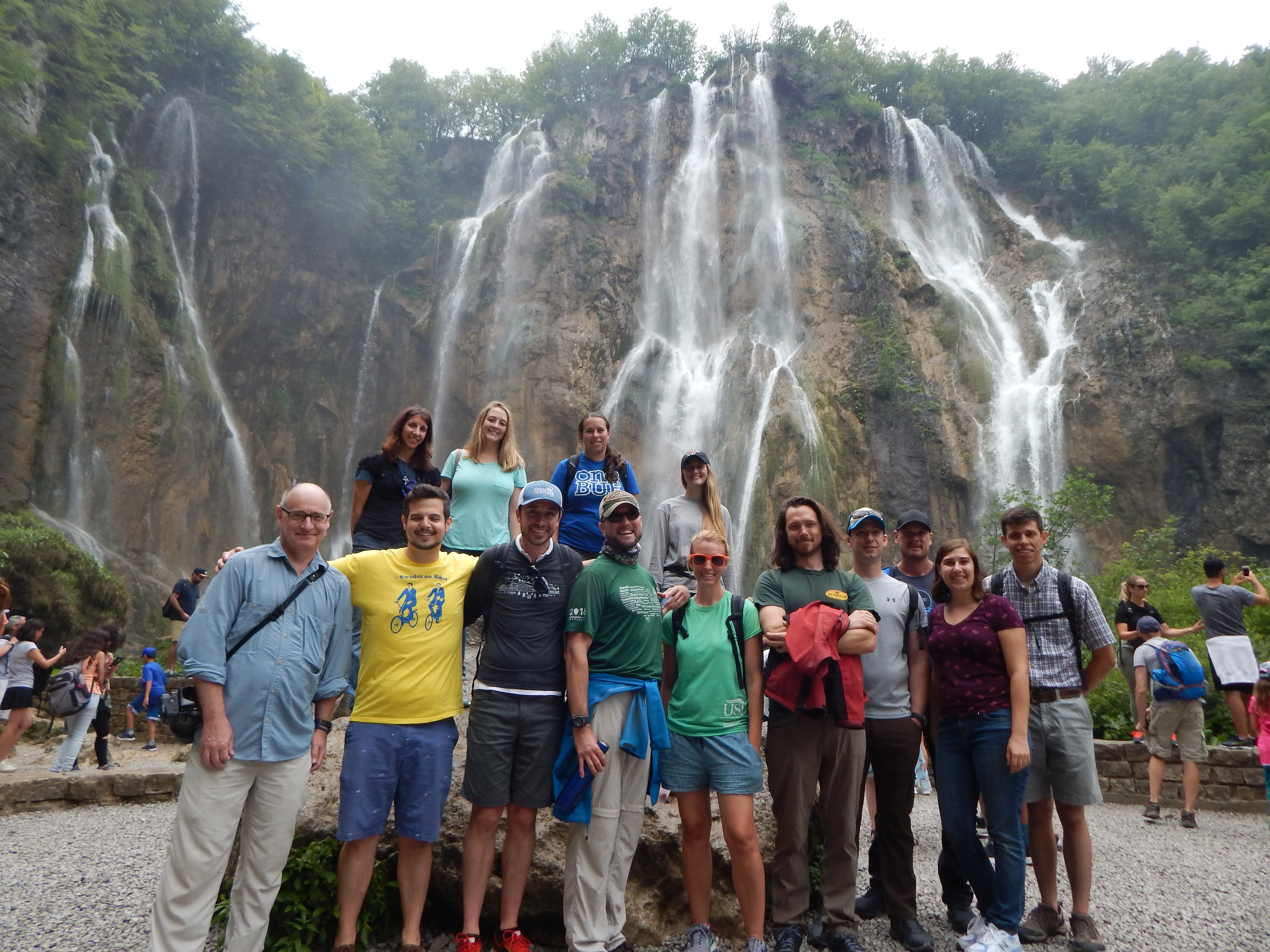 Lindsay, classmates, and faculty during a Global Study trip to Croatia. Photo: Lindsay Key