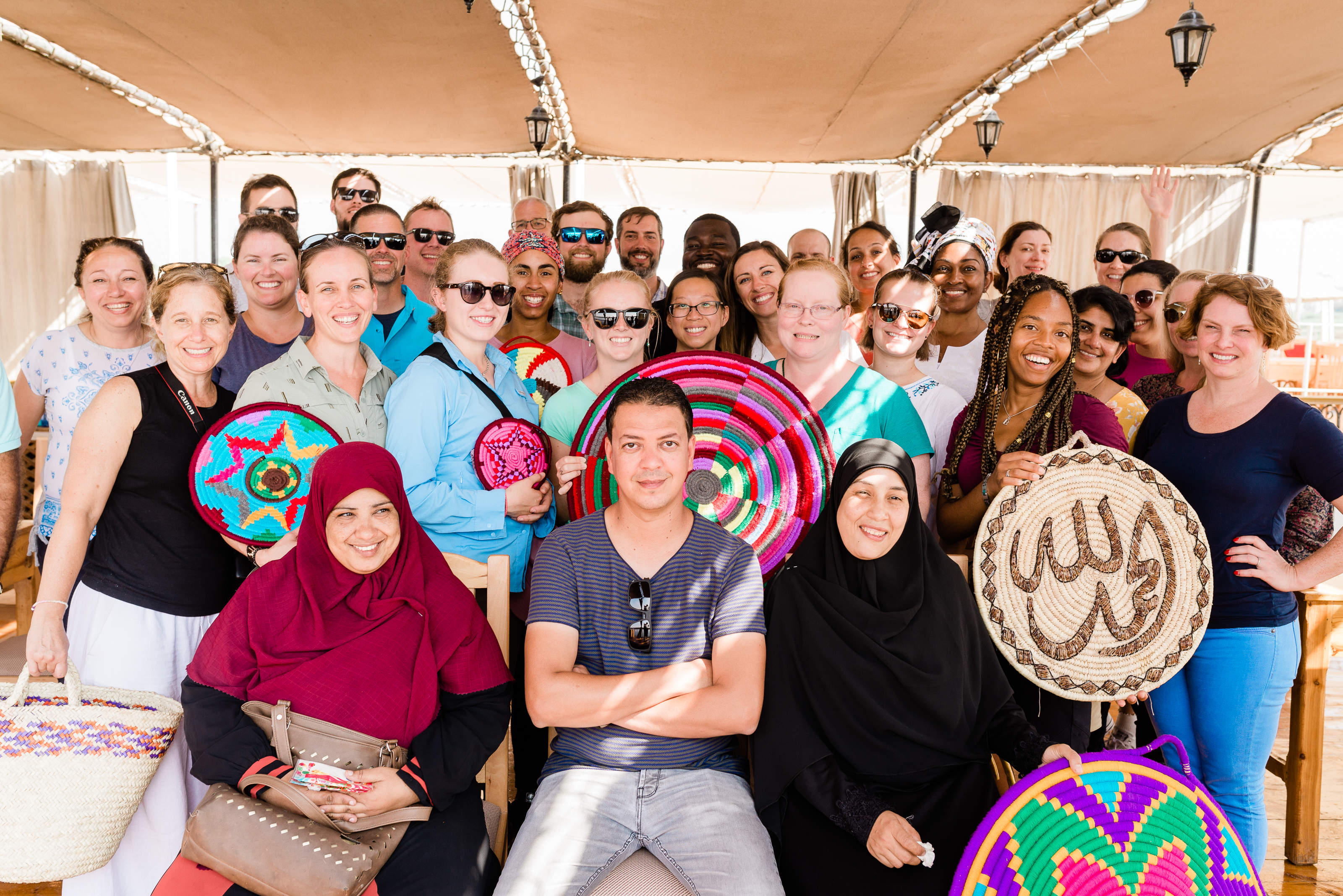 XMNR19 cohort meeting with local social entrepreneurs on a Global Study trip to Egypt. Photo: Sarah Lindemann, X19 