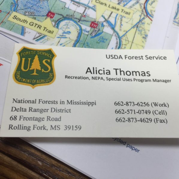 Alicia Thomas business card