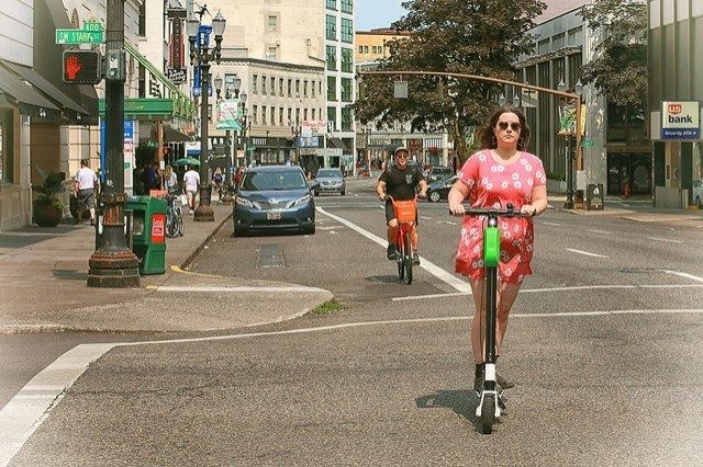 escooter in Portland